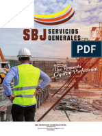 BROCHURE SBJ SERVICIOS GENERALES EIRL