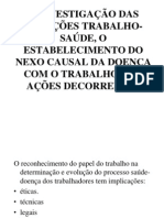 Relações Trabalho-Saúde