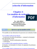 Modèles de Recherche D - Information