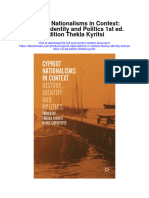 Download Cypriot Nationalisms In Context History Identity And Politics 1St Ed Edition Thekla Kyritsi full chapter