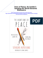 The Frontlines of Peace An Insiders Guide To Changing The World Severine Autesserre Full Chapter