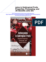 Anthocyanins in Subtropical Fruits Chemical Properties Processing and Health Benefits John Shi Full Chapter