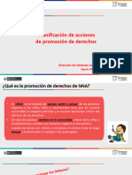 Planificacion de Acciones de Promocion de Derechos