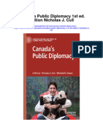 Canadas Public Diplomacy 1St Ed Edition Nicholas J Cull Full Chapter