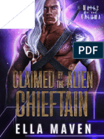 Claimed by The Alien Chieftain by Ella Maven