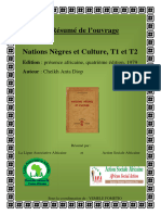 Nations Negres Et Culture C.anta - Diop