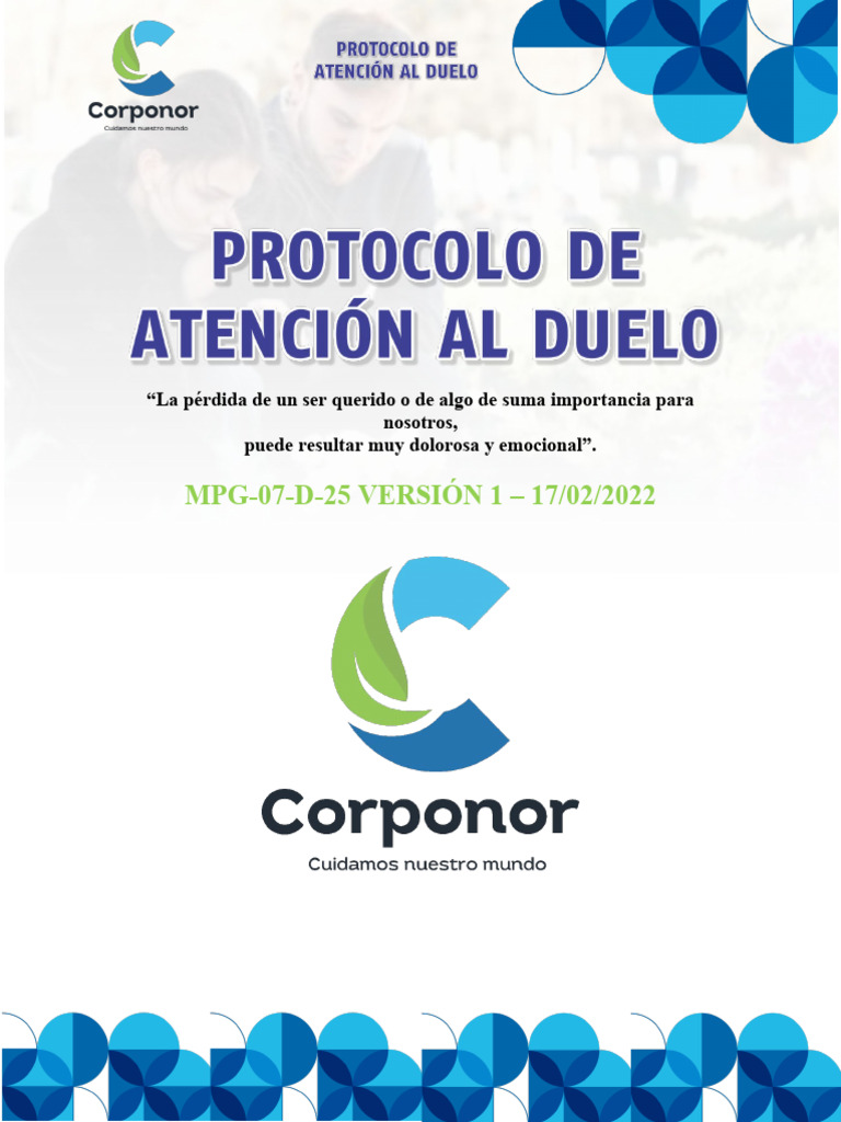 Protocolo de Atención al Duelo Laboral | PDF | Dolor | Las emociones