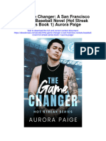 The Game Changer A San Francisco Rockets Baseball Novel Hot Streak Series Book 1 Aurora Paige Full Chapter