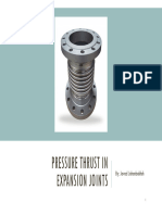 Pressure Thrust Expansion Joints