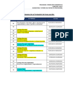 Cronograma de Actividades de evaluación-TUTORIA VIII 2024