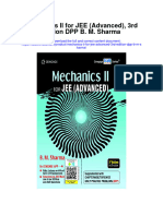 Mechanics Ii For Jee Advanced 3Rd Edition DPP B M Sharma Full Chapter