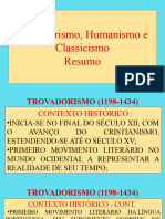 Literatura Medieval - Resumo