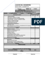 Formulario Evaluación Del Desempeño Final