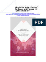 Public Policy in The Asian Century Concepts Cases and Futures 1St Edition Sara Bice All Chapter