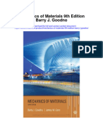 Download Mechanics Of Materials 9Th Edition Barry J Goodno full chapter