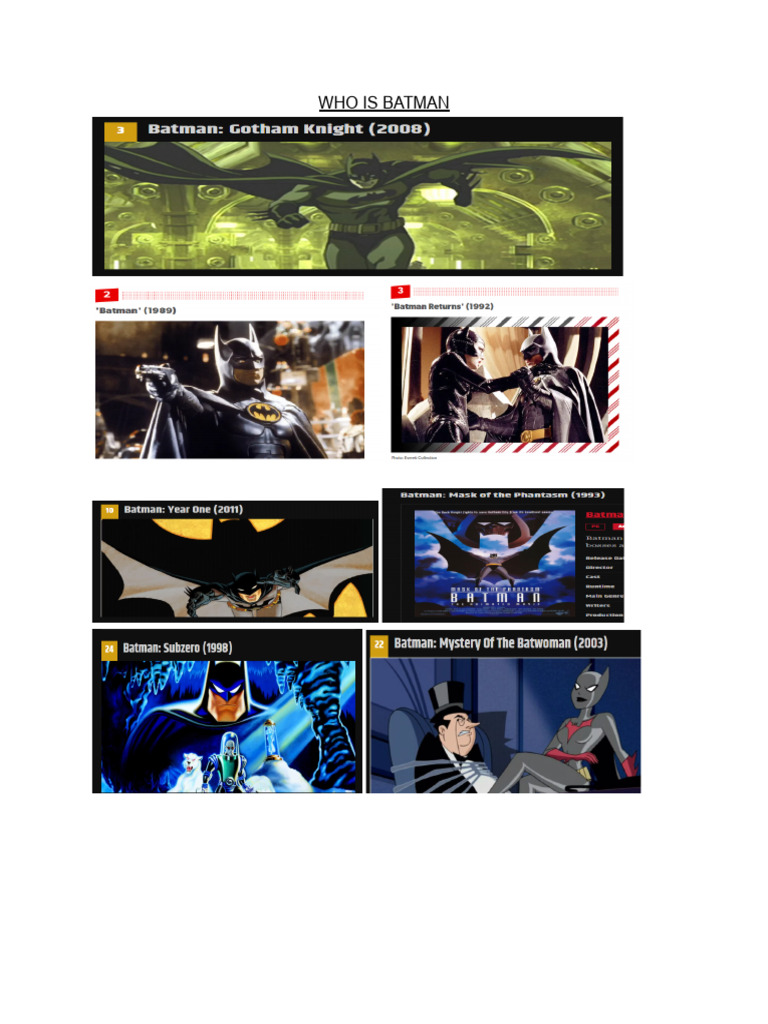 BATMAN Watch Order PDF