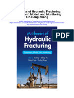 Mechanics of Hydraulic Fracturing Experiment Model and Monitoring Xin Rong Zhang Full Chapter