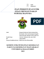 Form Uji klinik Proposal Madu