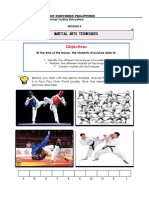 Fundamentals of Martial Arts Notes 6
