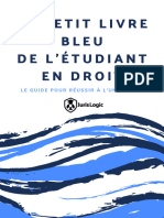 Le Petit Livre Bleu de L'Étudiant en Droit