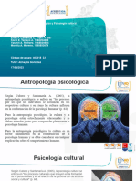 Presentación de Antropologia Psicologica y Psicologia Cultural Grupal