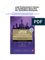 Aphr Associate Professional in Human Resources Certification All in One Exam Guide 2Nd Edition Nishiyama Full Chapter