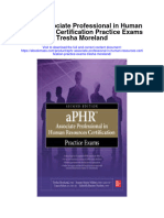 Aphr Associate Professional in Human Resources Certification Practice Exams Tresha Moreland Full Chapter