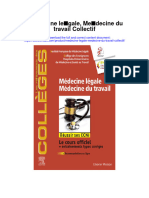 Download Medecine Legale Medecine Du Travail Collectif full chapter
