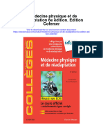 Medecine Physique Et de Readaptation 6E Edition Edition Cofemer Full Chapter