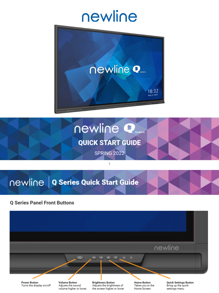 Q Series Display Quick Start Guide | PDF | Mobile App | Usb