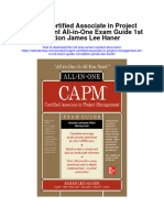 Capm Certified Associate in Project Management All in One Exam Guide 1St Edition James Lee Haner Full Chapter