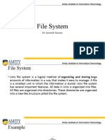 File System in Unix