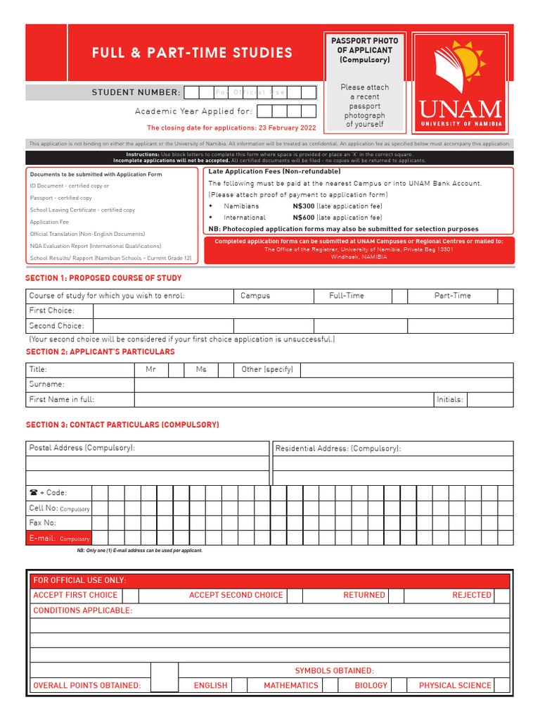 Unam1 | PDF | Namibia