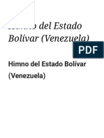 Himno Del Estado Bolívar (Venezuela) - Wikisource