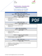 Programme Formation Audit ISO 50002 - Cluster EMC - S3 - B1 - M030821