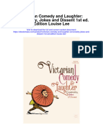 Download Victorian Comedy And Laughter Conviviality Jokes And Dissent 1St Ed Edition Louise Lee all chapter