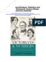 Victorians and Numbers Statistics and Society in Nineteenth Century Britain Lawrence Goldman All Chapter