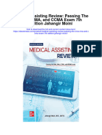 Download Medical Assisting Review Passing The Cma Rma And Ccma Exam 7Th Edition Jahangir Moini full chapter