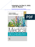 Download Medical Biochemistry 6E Sep 21 2022 John W Baynes full chapter