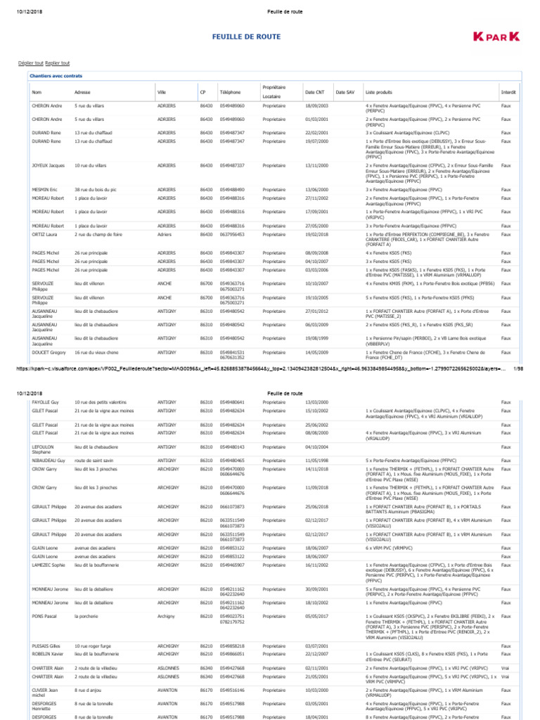 Feuille de Route Complète Poitiers | PDF | Applications du verre | Éléments  architecturaux