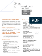 Charla de 5 Minutos Proyeccion Particulas