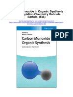 Carbon Monoxide in Organic Synthesis Carbonylation Chemistry Gabriele Bartolo Ed Full Chapter