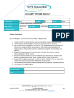 Assessment Answer Booklet BSBOPS505 Task 2