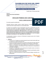 Circular #000036-2023 - Cumbre Nacional de Ministerios.