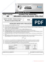 Guarda Civil Municipal - Pref. Agreste Potiguar - RN - PROVA