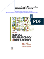 Medical Pharmacology Therapeutics 6Th Edition Derek G Waller Full Chapter