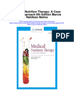 Medical Nutrition Therapy A Case Study Approach 6Th Edition Marcia Nahikian Nelms Full Chapter