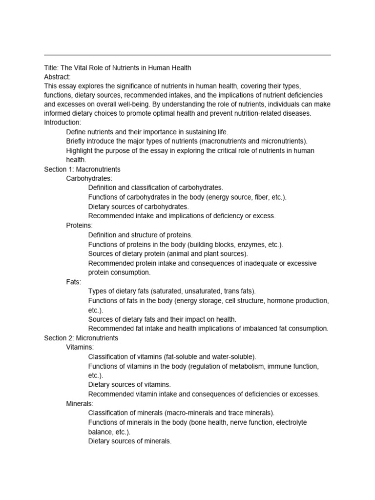 Health And Nutrients Pdf Nutrients Fat