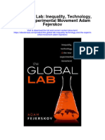 The Global Lab Inequality Technology and The Experimental Movement Adam Fejerskov Full Chapter