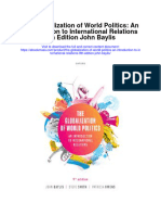 The Globalization of World Politics An Introduction To International Relations 9Th Edition John Baylis Full Chapter